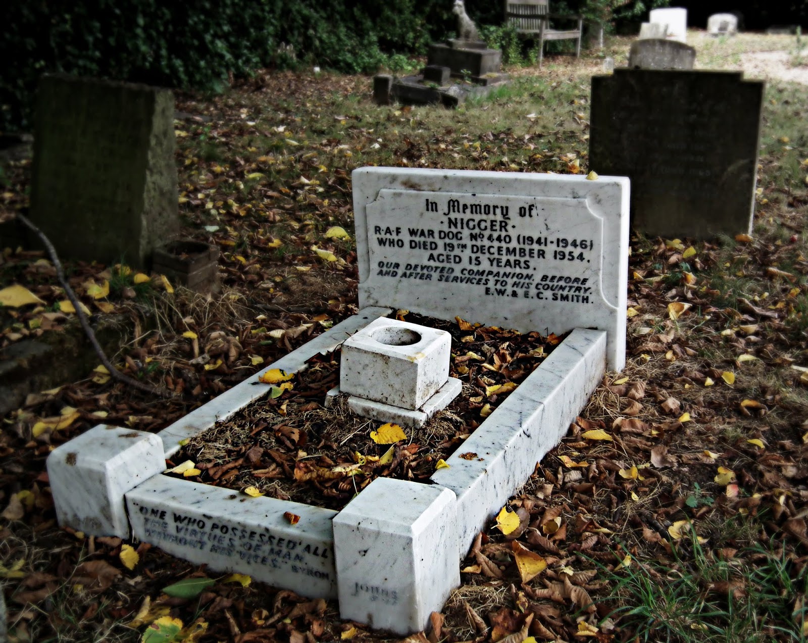 The London Dead They Say Animals Don't Worry PDSA Pet Cemetery, Ilford