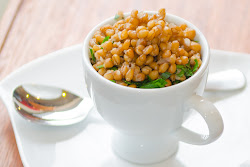 barley pressure cooked cooker parsley shallots cooking pot