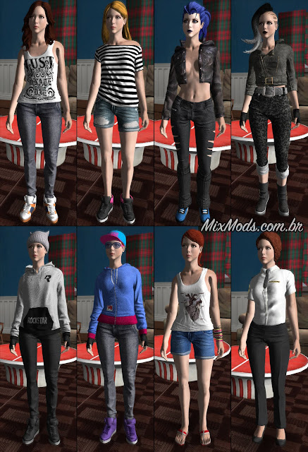 gta sa mod amazing player female remastered roupas femininas cj