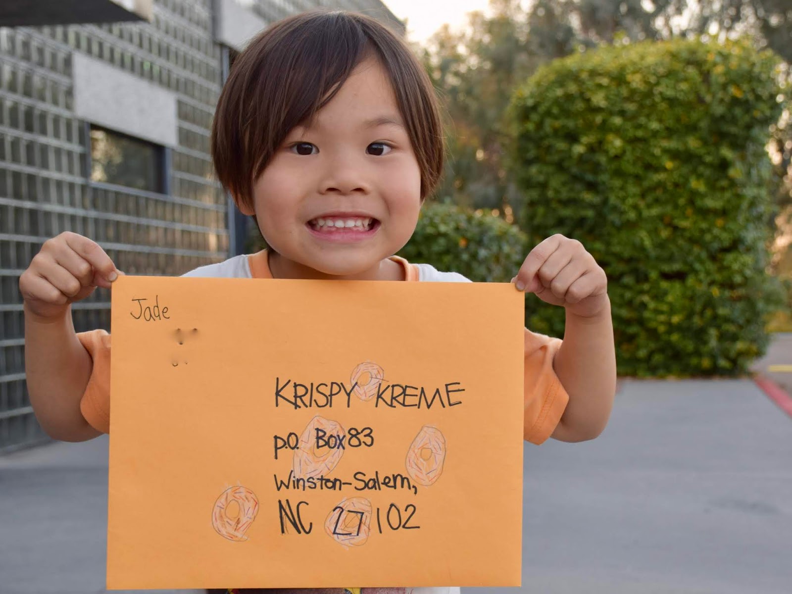 My 5 year old wants krispy kreme to donate their ugly doughnuts