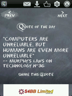 Daily Quote v3.1.3 for BlackBerry Daily Quote v3.1.3 for BlackBerry