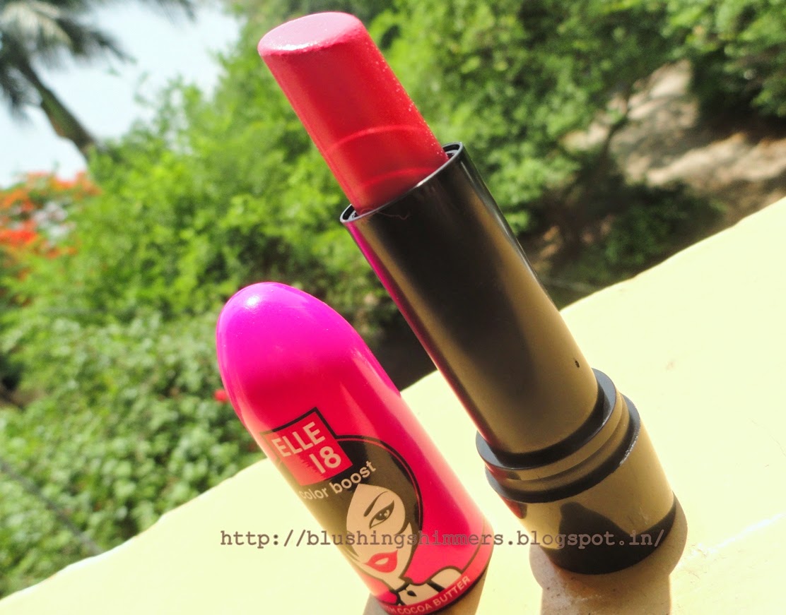 Elle 18 Colour boost Miss pink lipstick review