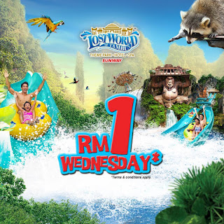 Lost World Of Tambun Entrance Ticket RM1 Wednesday Promo