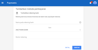 transfer bank metode pembayaran adsense transfer bank
