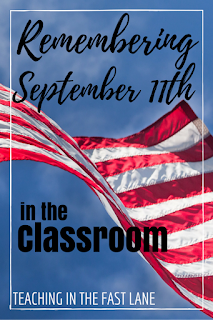 Remembering September 11th in the Classroom-Seven ways to open discussion in the elementary classroom.