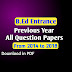 Odisha B.Ed Entrance Previous Year Question Papers PDF Download - Exam2Cracks
