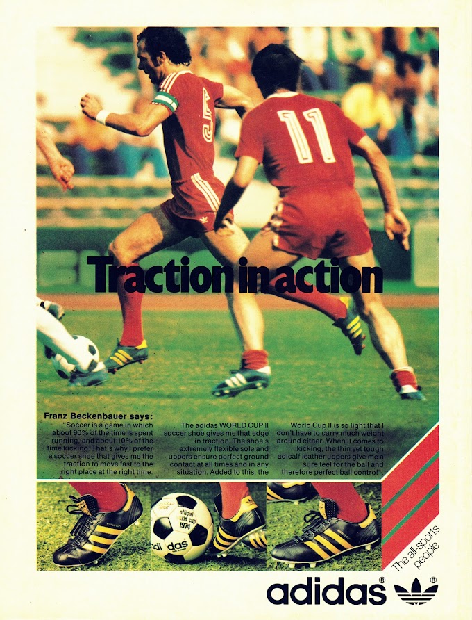 PUB. Adidas. Franz Beckenbauer.