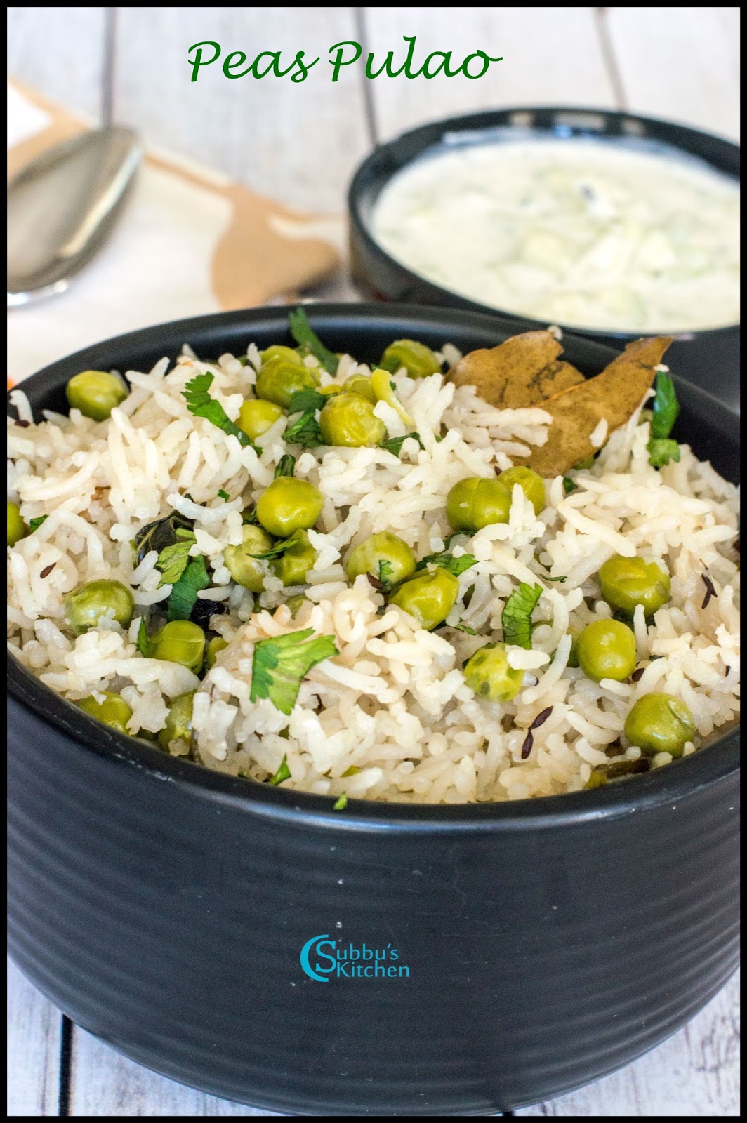 Peas Pulao Subbus Kitchen