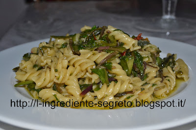 fusilli alle erbette di campo