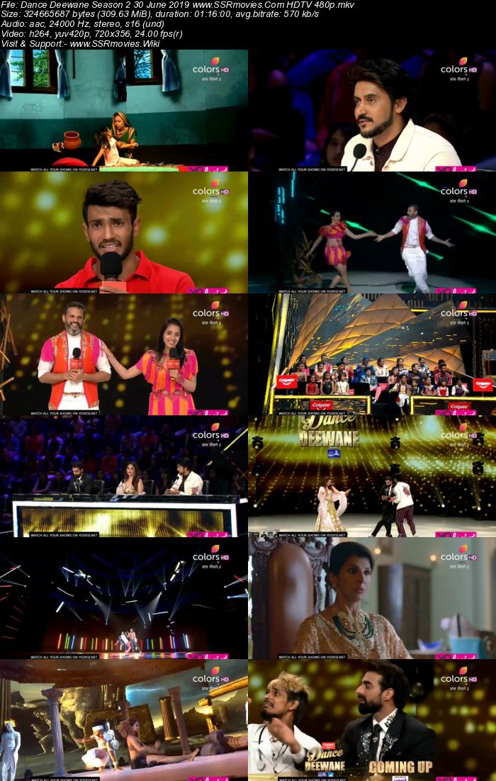 Dance Deewane Season 2 30 June 2019 HDTV 480p Full Show Download