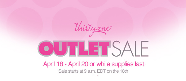 Clearance Sale going on for discontinued Thirty-One products!