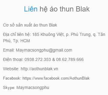 Liên hệ aothunblak