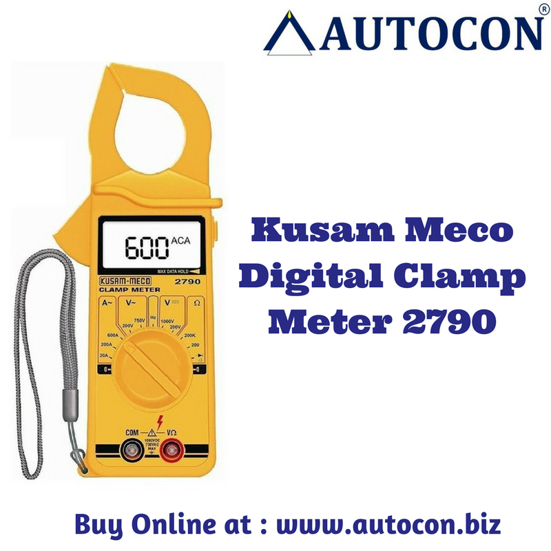 How to use Kusam Meco Digital Clamp Meter 2790 to measure current