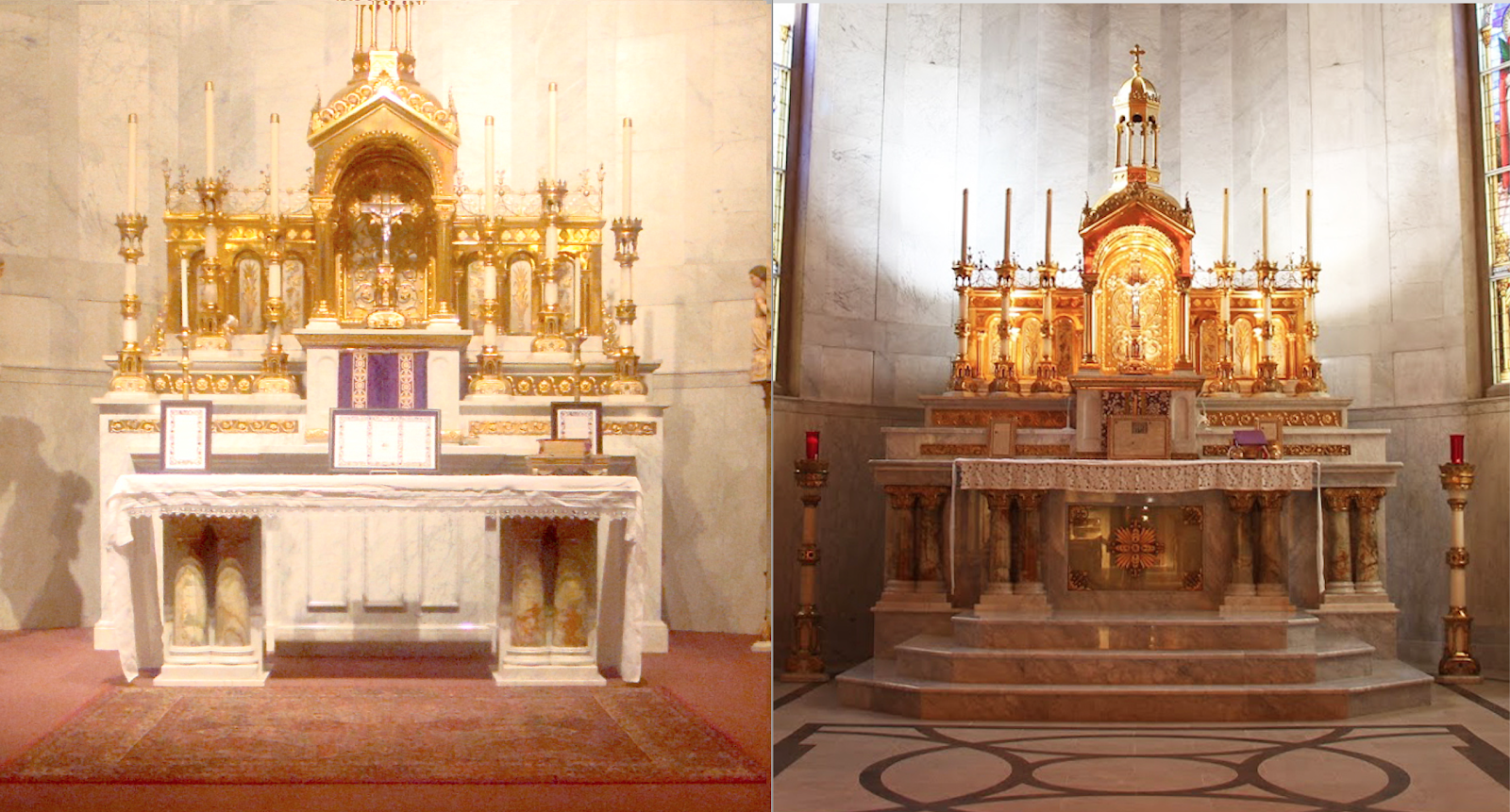 Before and After St. Stanislaus Oratory, Milwaukee Liturgical Arts