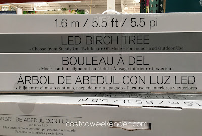 Costco 999066 - LED Birch Tree - great for the holidays