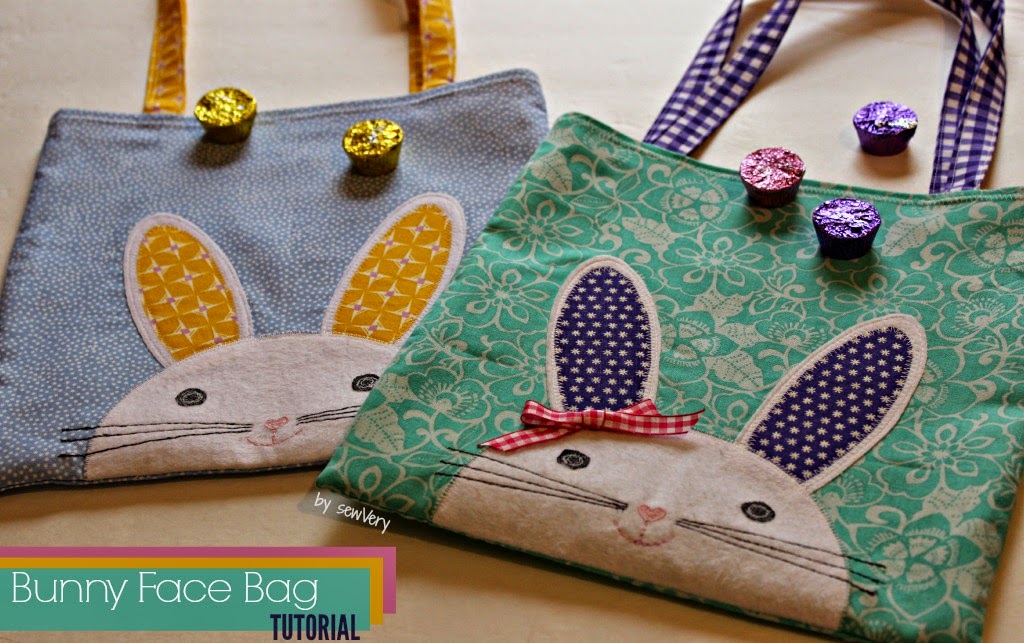 Bunny Face Bag Tutorial by sewVery