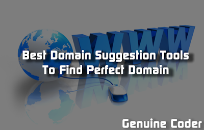Best domain suggestion tools to find perfect domain name _genuine coder Best domain suggestion tools to find perfect domain name _genuine coder