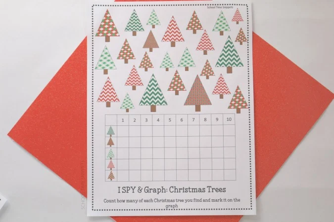 christmas maths graphing activities