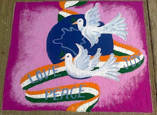 Indian independence day rangoli designs Indian independence day rangoli designs
