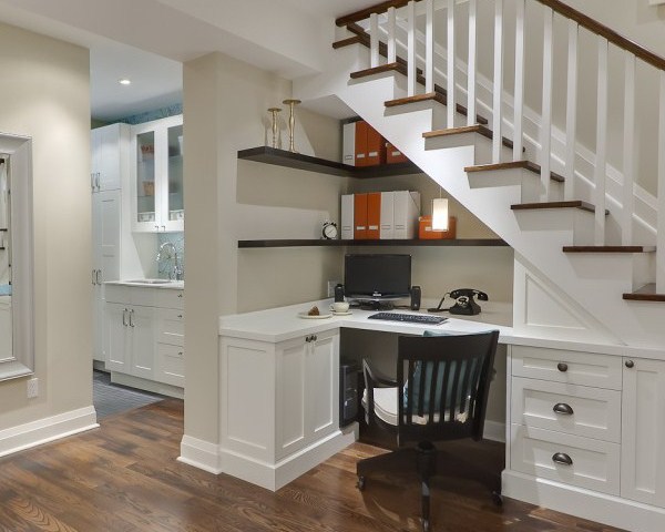 Custom Cupboards Under the Stair for Saving Spaces - HAG Design