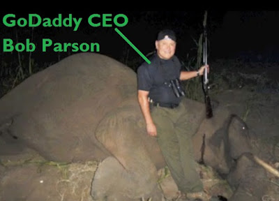 bob Parson Godaddy killer elefant