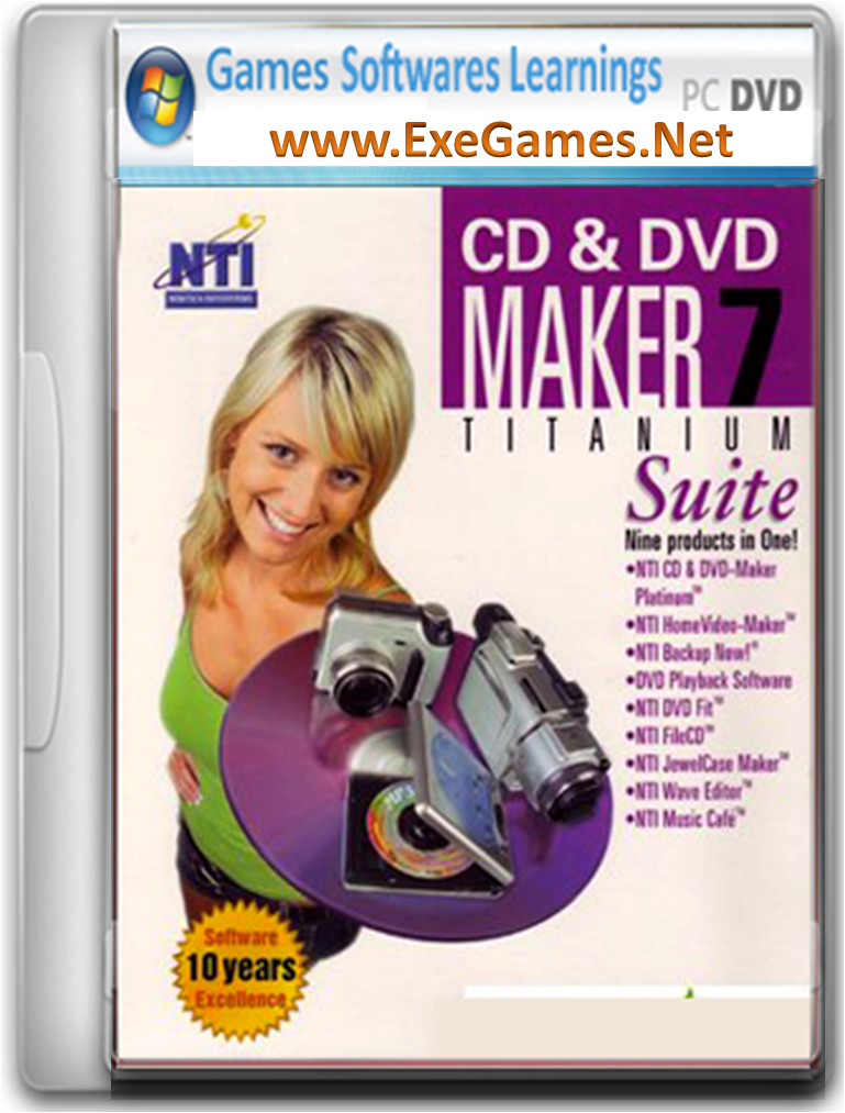Nti cd dvd maker titanium suite