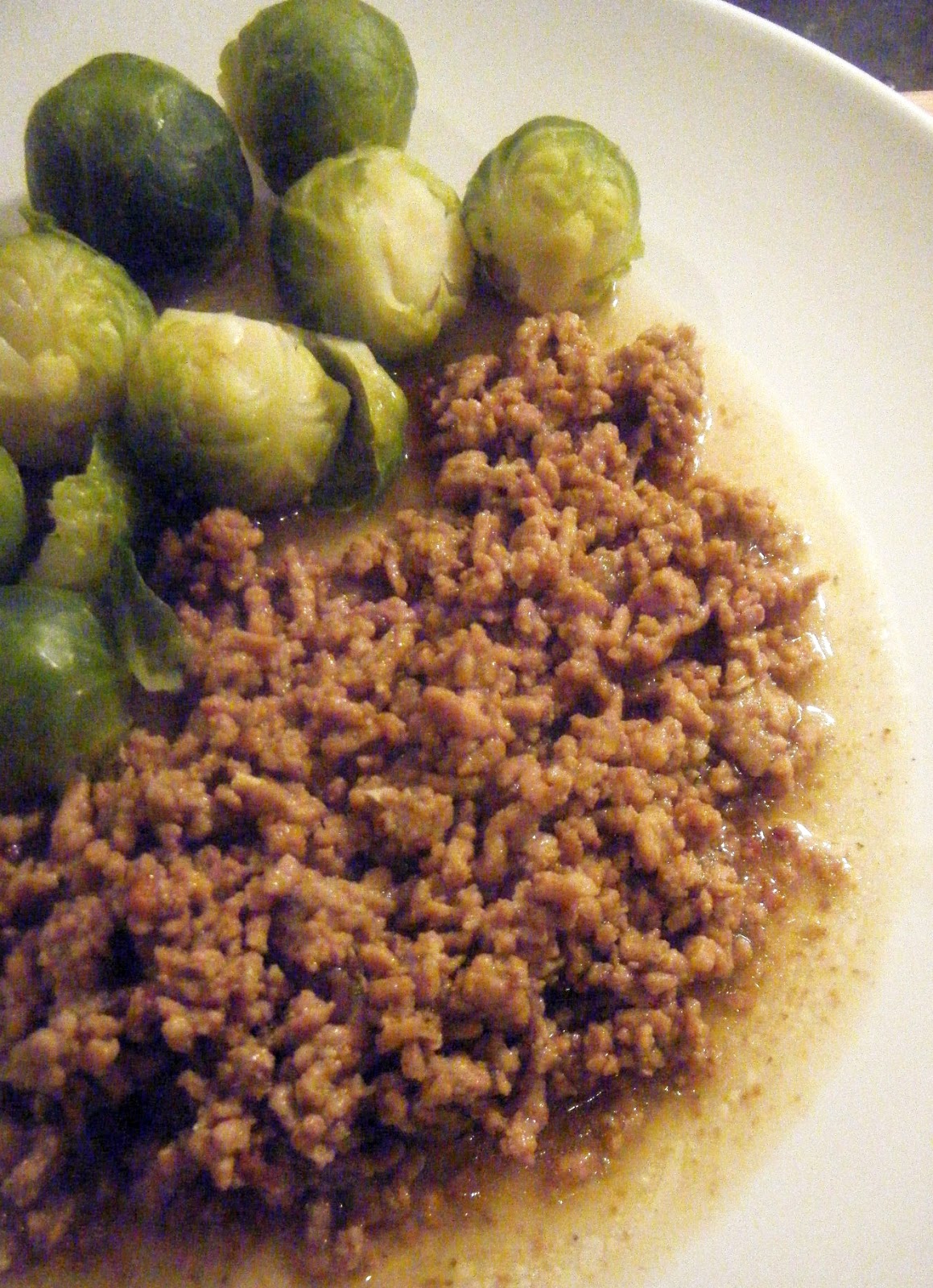 Thomas Yaeger's Transcendental Kitchen Ground Lamb with Brussels Sprouts