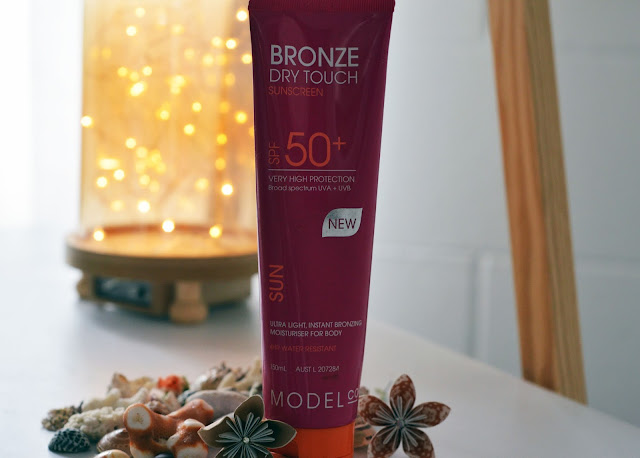 model co bronze dry touch sunscreen review fake tan guide