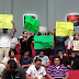 Habitantes de Puerto Morelos protestan en el Congreso por incremento del impuesto predial