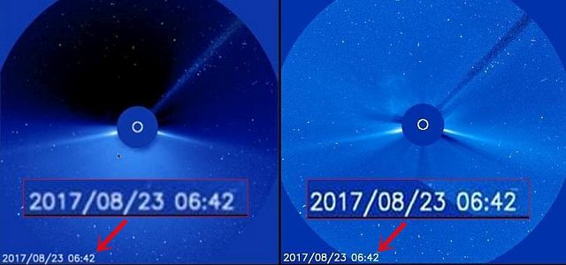 The Cover-Up! NASA Manipulated SOHO LASCO C2 Sun Images from August 23, 2017  Soho%2Blasco%2Bc2%2Bnasa%2Bsun%2Bimages%2B%25282%2529