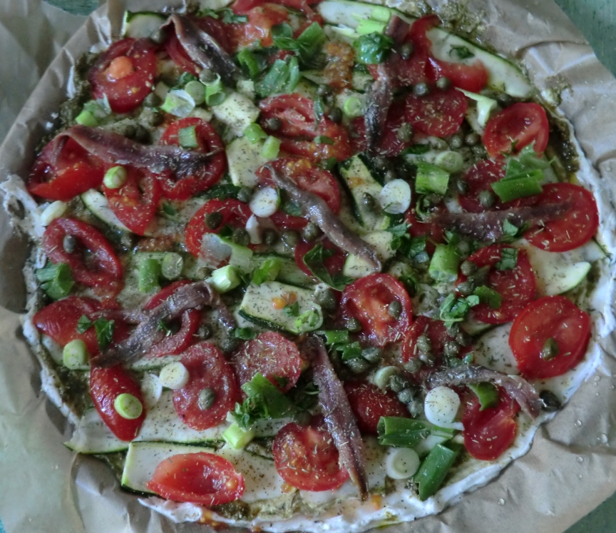 Pizza au pesto Exquidia sans gluten et sans lactose Ma petite cuisine