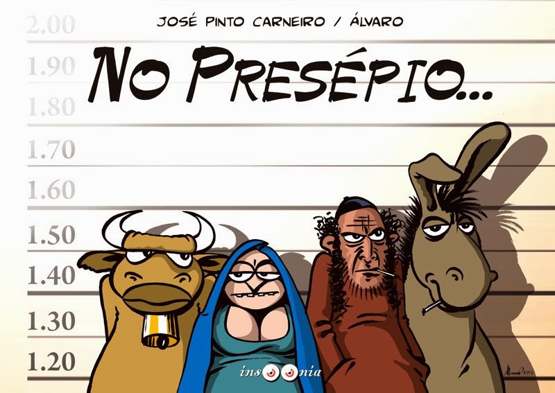 No Presépio...