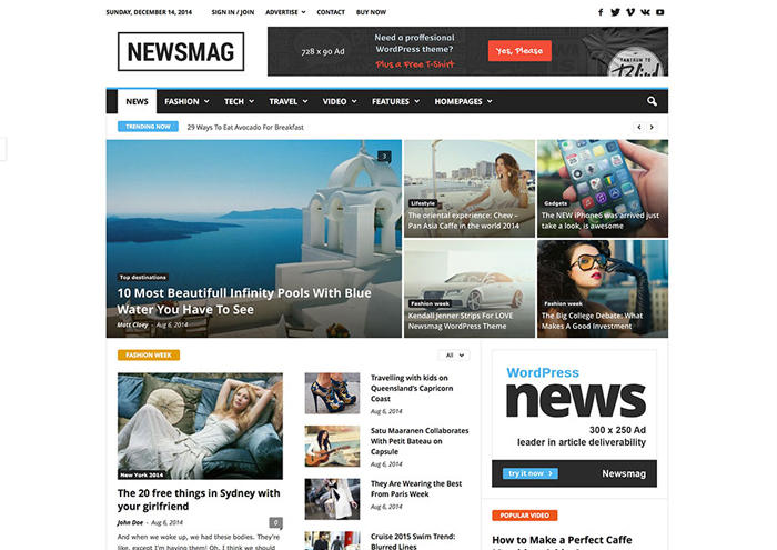 Newsmag v2.3.7 – News Magazine Newspaper WP Theme Newsmag v2.3.7 – News Magazine Newspaper WP Theme