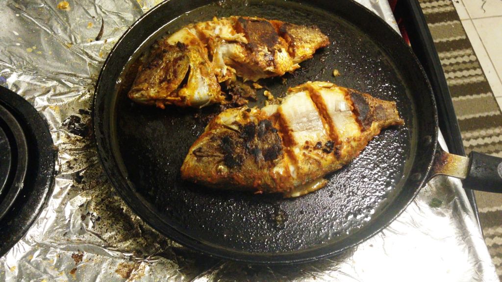 Porgy fried Fish