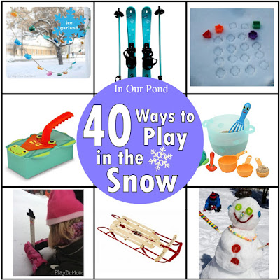 40 Ways to Play in the Snow (Gift Guide) from In Our Pond
