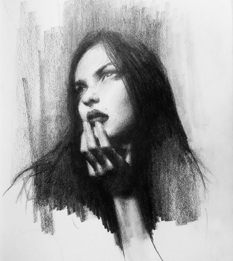 Artospective Charcoal Drawings by The Big Bad Gorilla from Toronto, Canada.