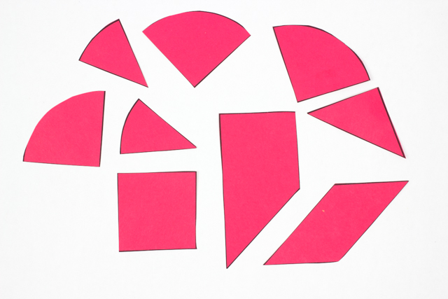 Heart Tangram- Such a fun way to celebrate Valentine's Day with math!