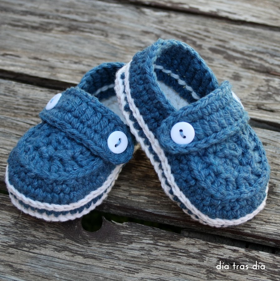 Mocasines crochet