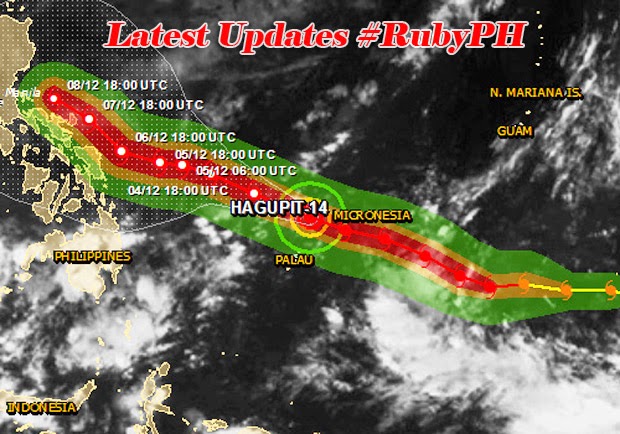 Latest News Update Typhoon Ruby Intensifies Storm Provincial Signal List