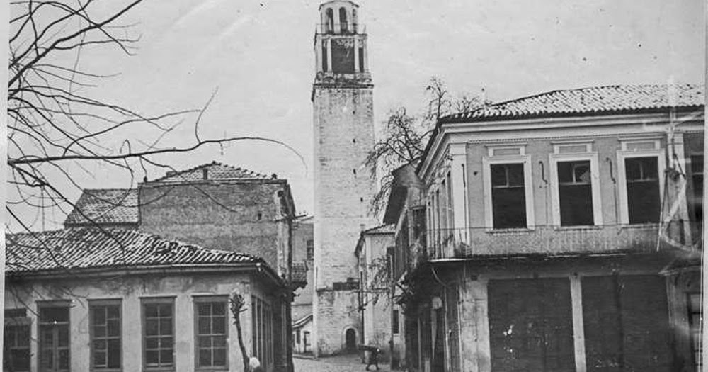 Clock Tower in Bitola during the First World War Macedonia 19121918