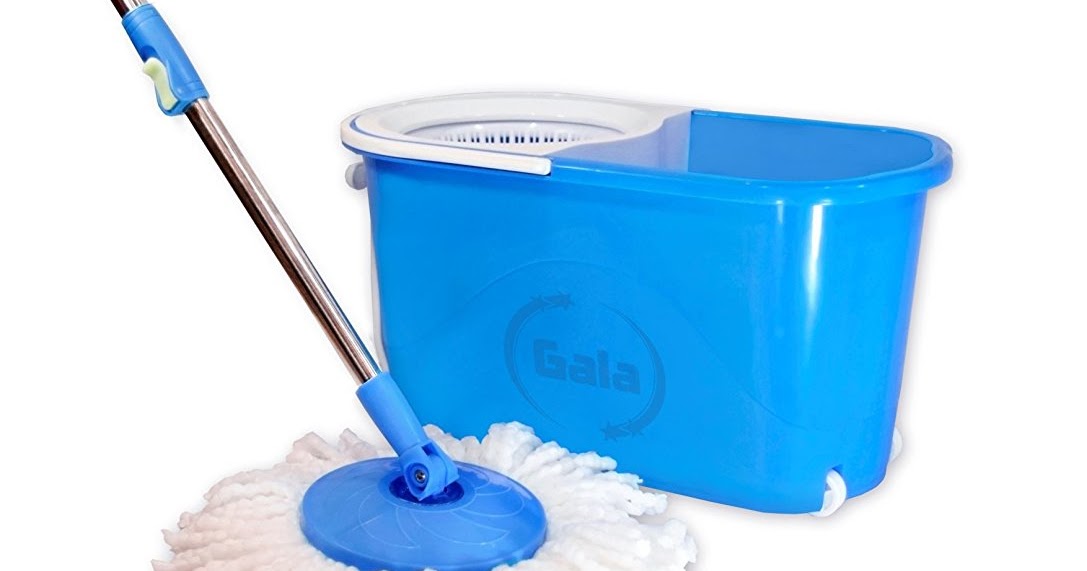 Gala Spin mop with easy wheels and bucket for magic 360 degree cleaning