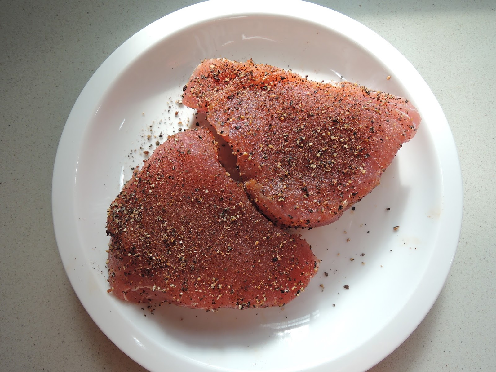 The Briny Lemon Blackened Tuna Steaks with Horseradish Tartar Sauce