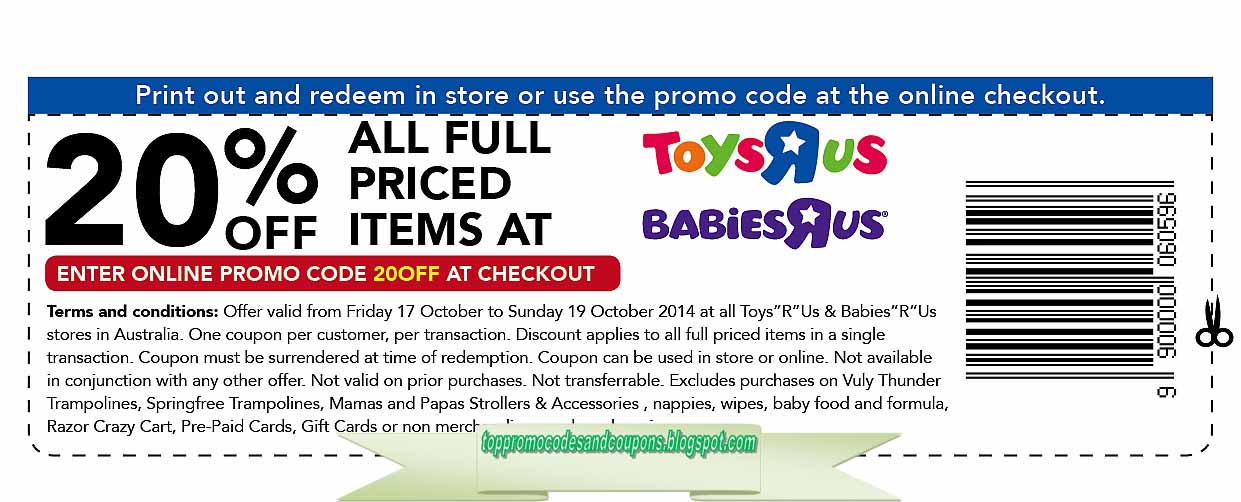 babies r us promo