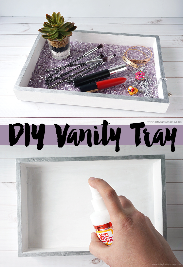 DIY Vanity Tray with Mod Podge Ultra