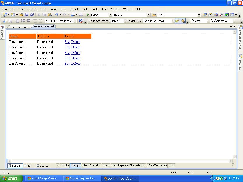 Atul Blog for Using C Repeater Control