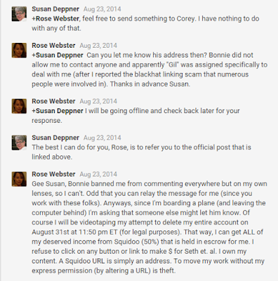 Susan Deppner refuses to let Corey Brown my wishes (Rose Webster)