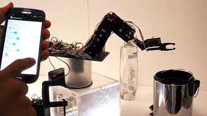 Android Controlled Robotic Arm
