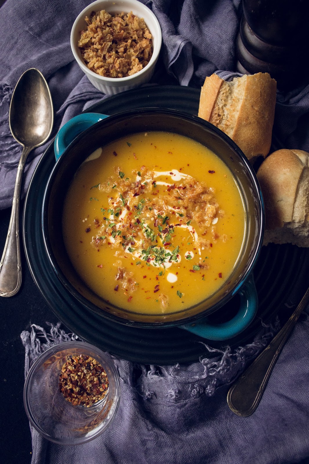 Veloute De Courge Musquee Aux Epices Lait De Coco