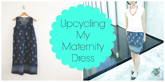 upcycle maternity dress