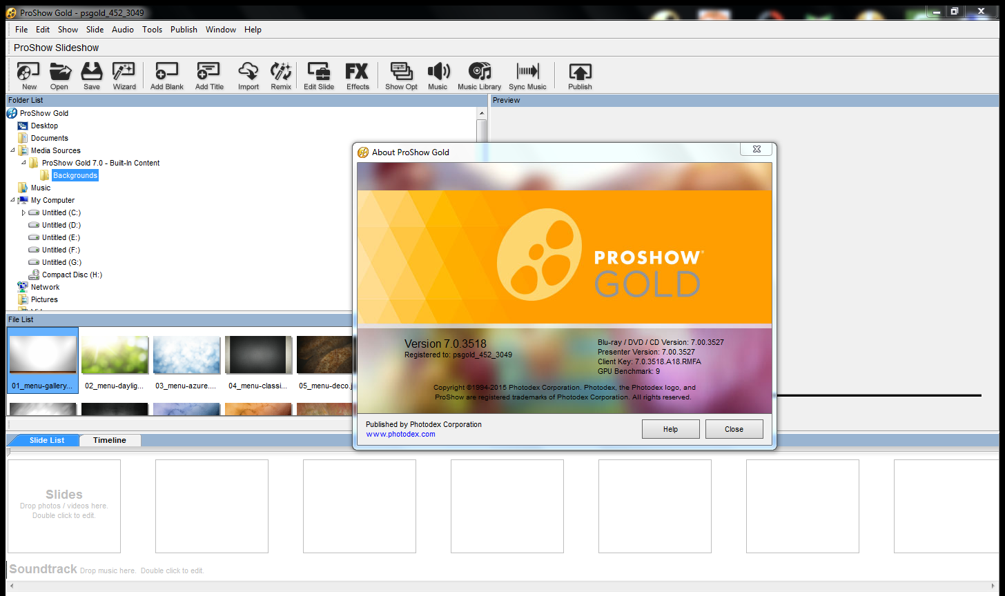 proshow gold 6.0